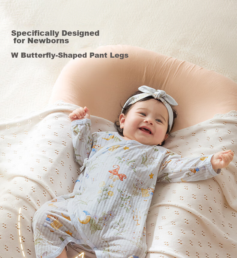 October Crystal Baby Romper Spring Summer Newborn Infant Clothing Unisex Long Sleeve Cotton A-Class 11