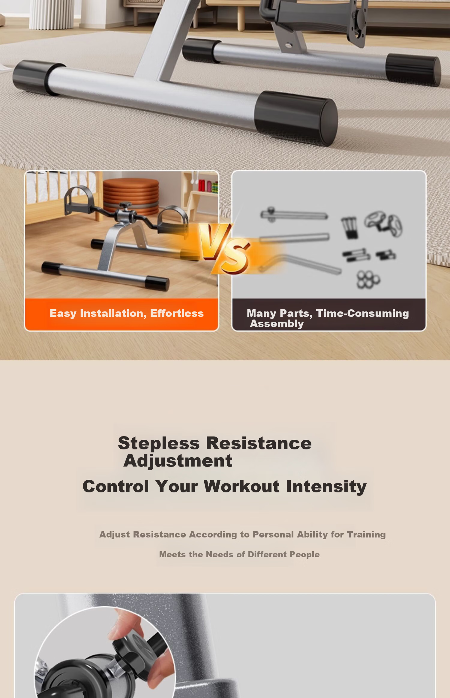 Home Rehabilitation Machine Stroke Hemiplegia Upper and Lower Limb Pedal Exerciser Elderly Hand and Leg Strength Recovery Training Equipment 19