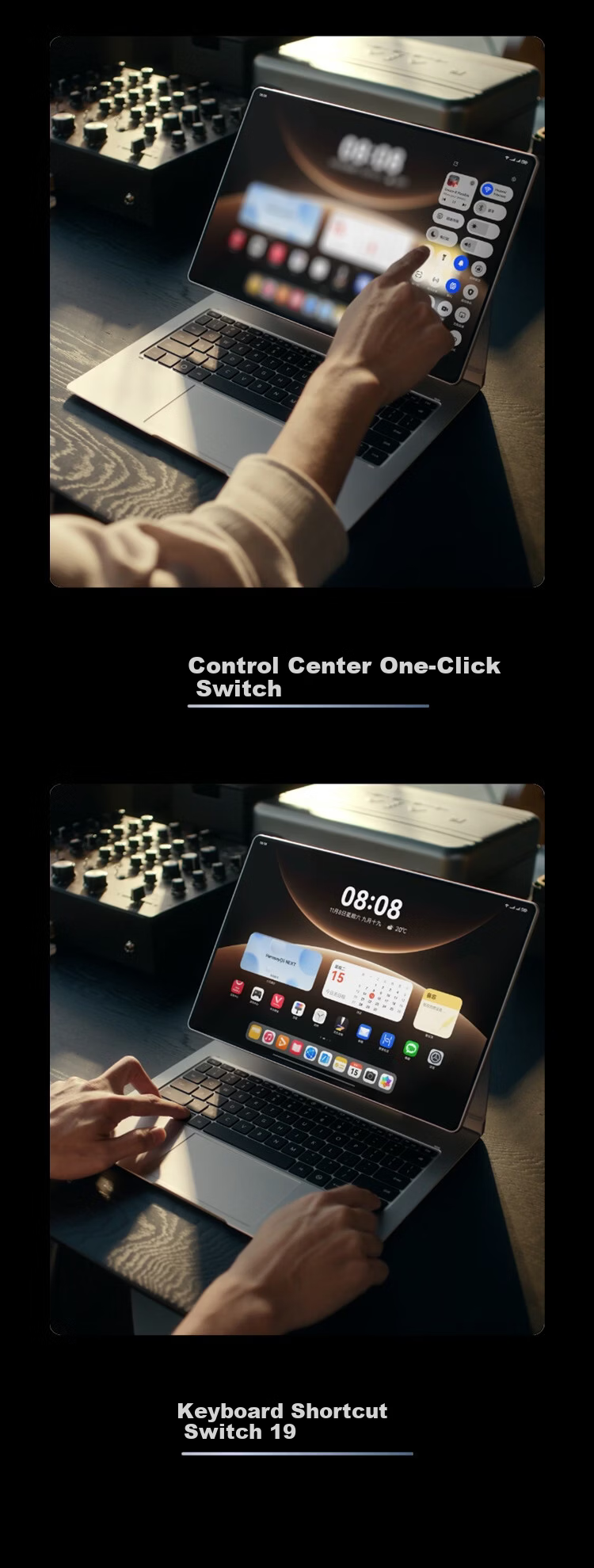 HUAWEI MatePad Edge 14.2-inch HarmonyOS 2-in-1 Tablet Laptop OLED Display Office 24GB+1TB Deep Space Gray 14