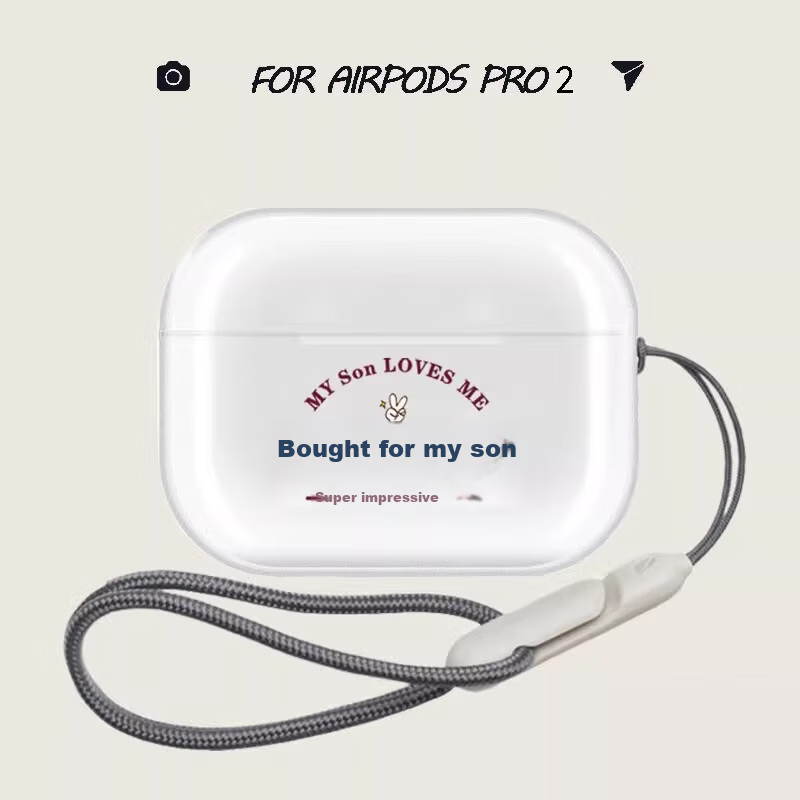Beiyipin Cute Protective Case for AirPods Pro 2 Transparent Earphone Cover Compatible with Apple AirPods Pro Second Generation 8