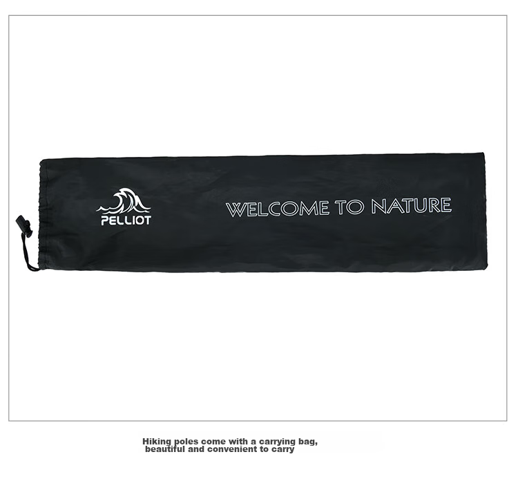 Pelliot Outdoor Hiking Pole, Extendable T-Handle Trekking Stick, Climbing Cane, Aluminum Alloy Walking Pole, 165036009, China Red 24