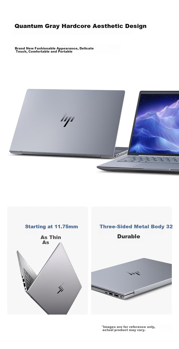 HP Zhan X 14-Inch Workstation-Grade High-Performance Version, Thin And Light Business Laptop, 2nd Generation Core Ultra5 225H, 32GB RAM, 1TB Storage, 2.5K Scree 3