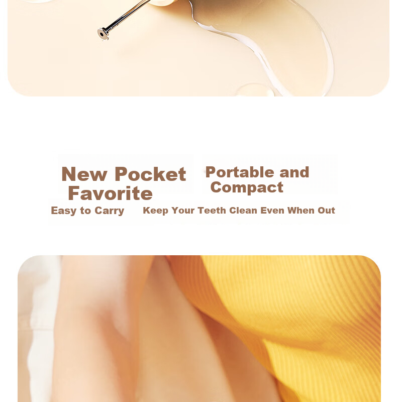 JIMOK German Portable Oral Irrigator Dental Cleaner Efficient Non-Bleeding Orthodontic Special Women's Day Gift S2 Gradient Pink 22