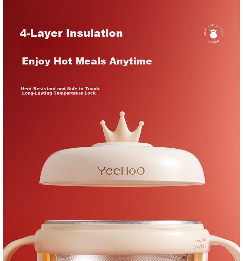 YEEHOO Baby Feeding Bowl Set Gift Box Children's Day Gift Tableware Baby Feeding Tools Full Set First Solid Food Birthday Gift 12