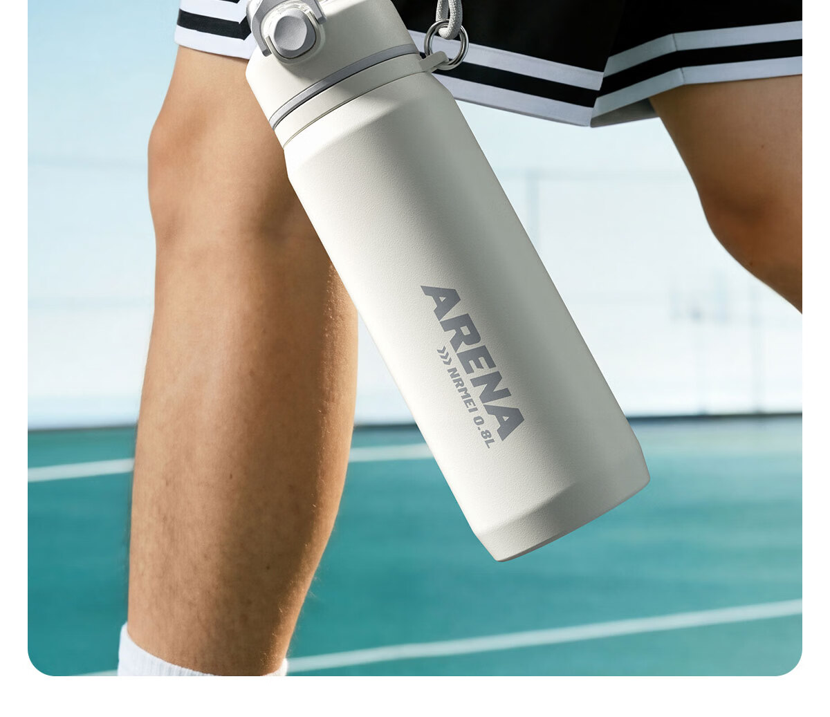NRMEi Insulated Spray Water Bottle Large Capacity Student School Outdoor Sports Men's Summer Cooling Flask Cup 19
