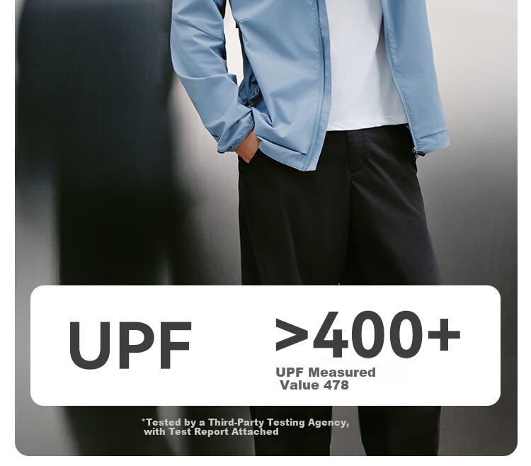 JD Jingzao Men's Sports Jacket Stand Collar Spring Outdoor Running Lightweight Quick-Dry Breathable Top Light Blue 2XL 11
