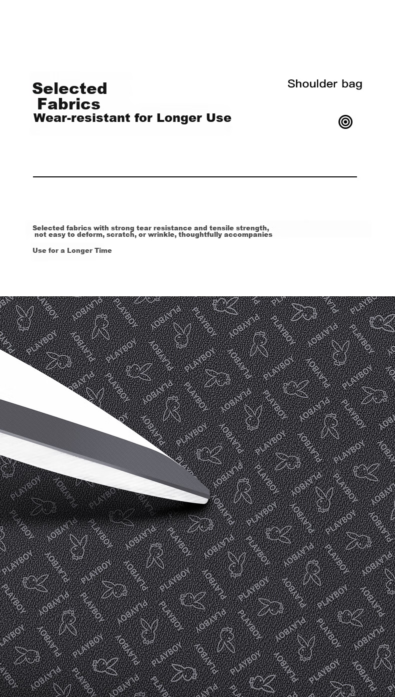 PLAYBOY Men's Large Capacity Clutch Multi-Functional Envelope Business Fashion Bag Birthday Gift for Husband 5