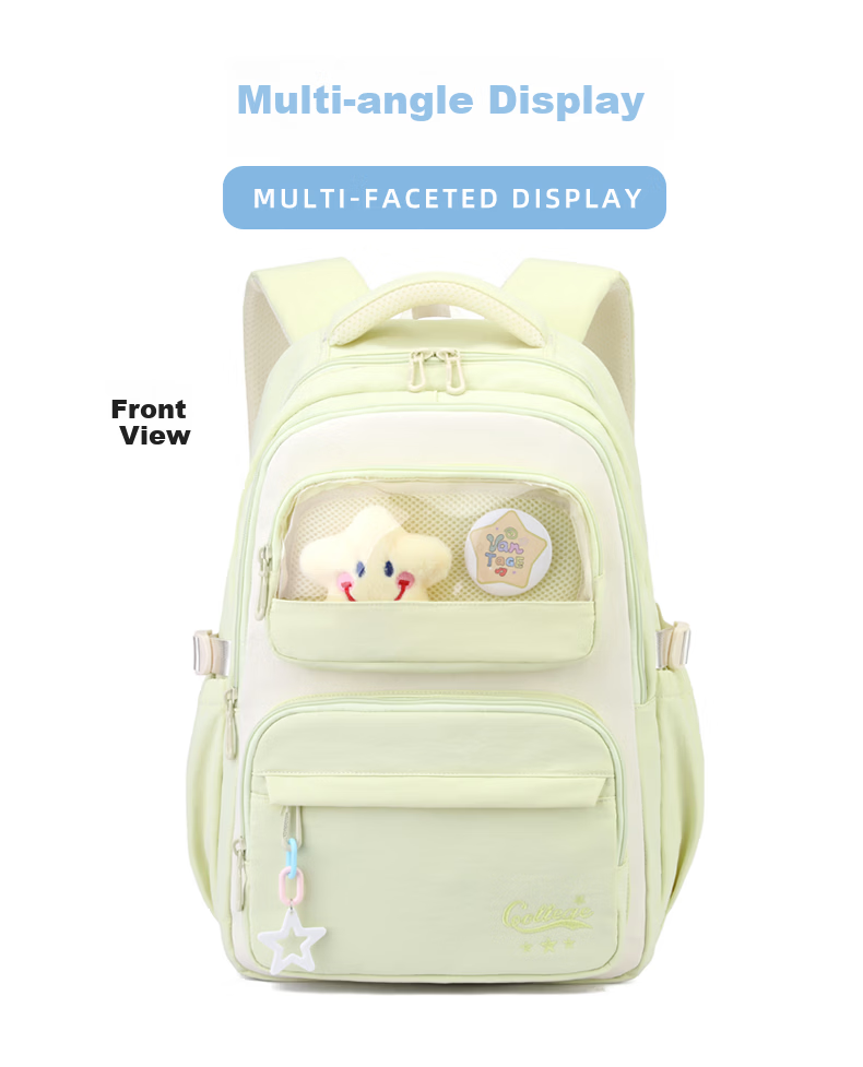 Anyshine Girls' Primary School Backpack High-Value Lightweight Ergonomic Large Capacity Backpack for Grades 4-6 and Grade 7 11