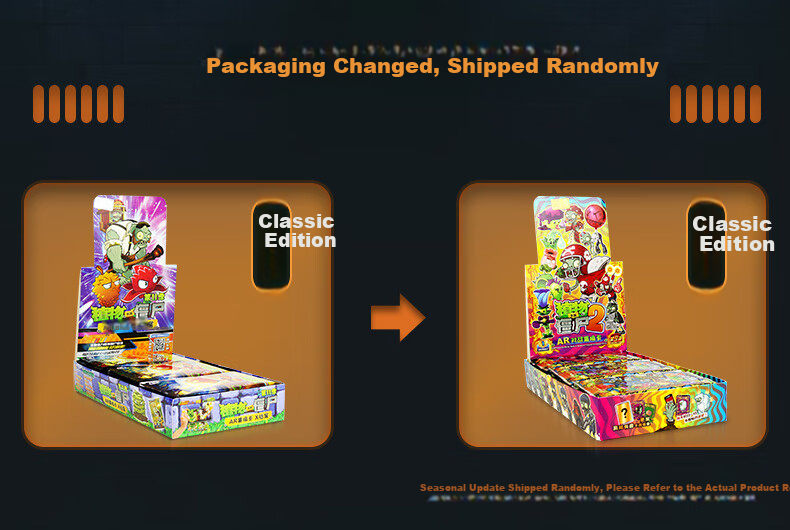 Fun Childhood Plants vs Zombies Card Toy 2 Classic Edition Boys Girls Full Star Collectible Birthday Gift 2