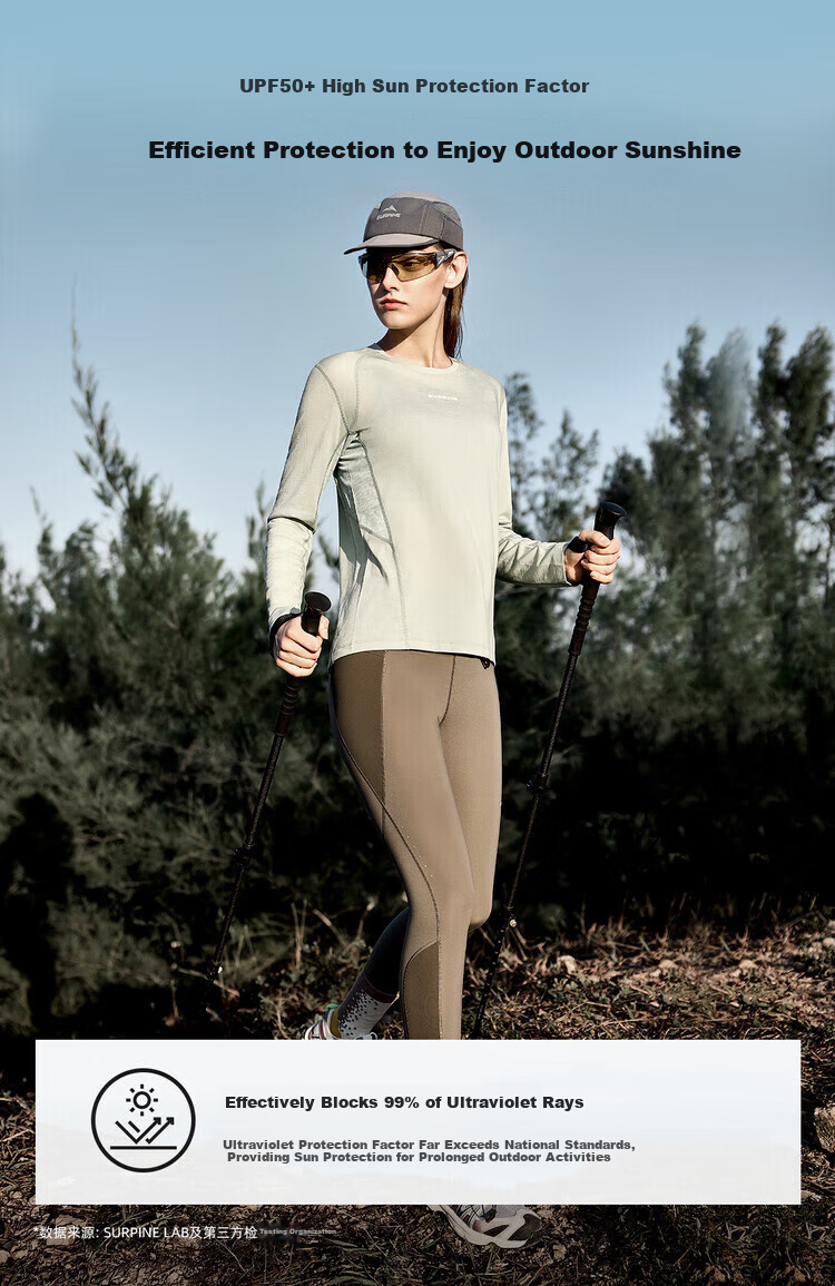 SURPINE Wind-resistant Series Durable Hiking Tights Outdoor Sports Sun Protection Quick-dry Long Pants Cold Pine Green L 9