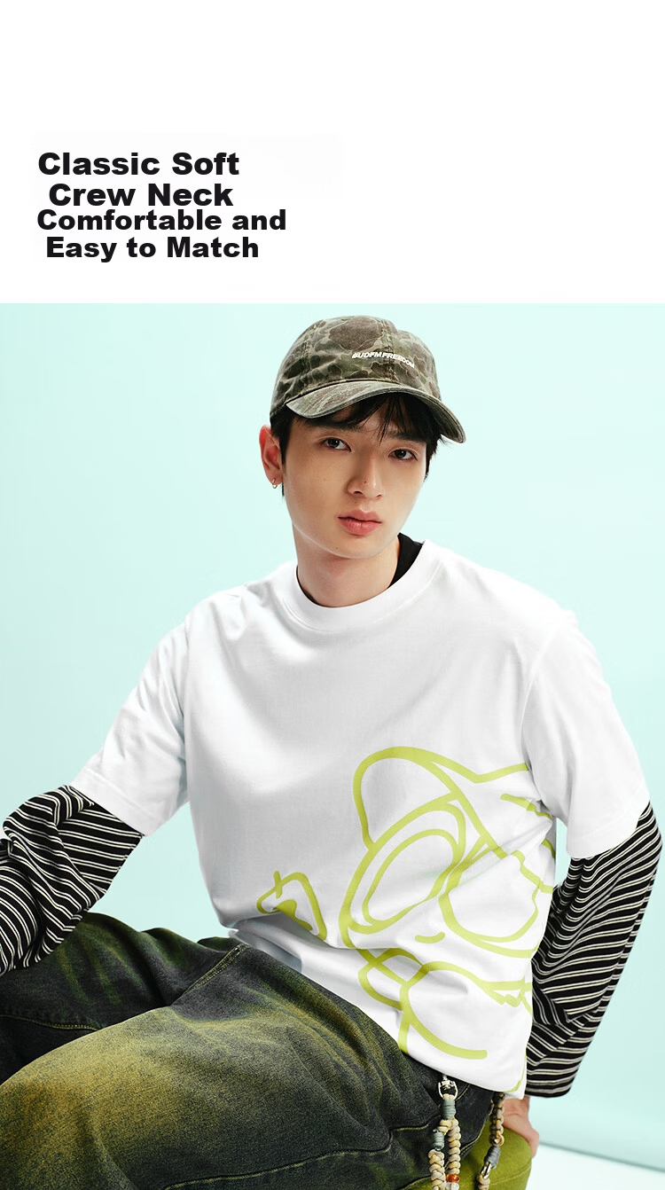 Semir Luo Xiaohei Short Sleeve T-Shirt Men Summer Collaboration Printed Knitwear 2026 Trendy Comfortable Top 109326100232 6