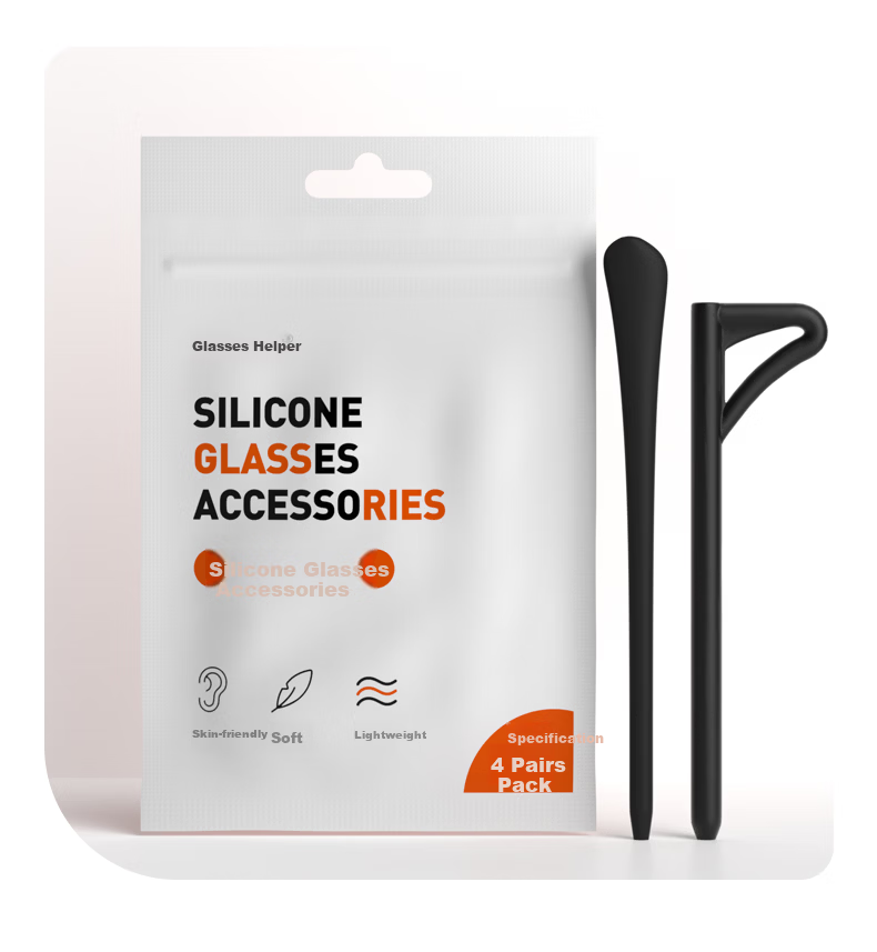 Yanjingbang Glasses Anti-Slip Temple Covers, Anti-Fall Device, Silicone Ear Hooks, Thin Leg Fixation, Prevent Dropping 10