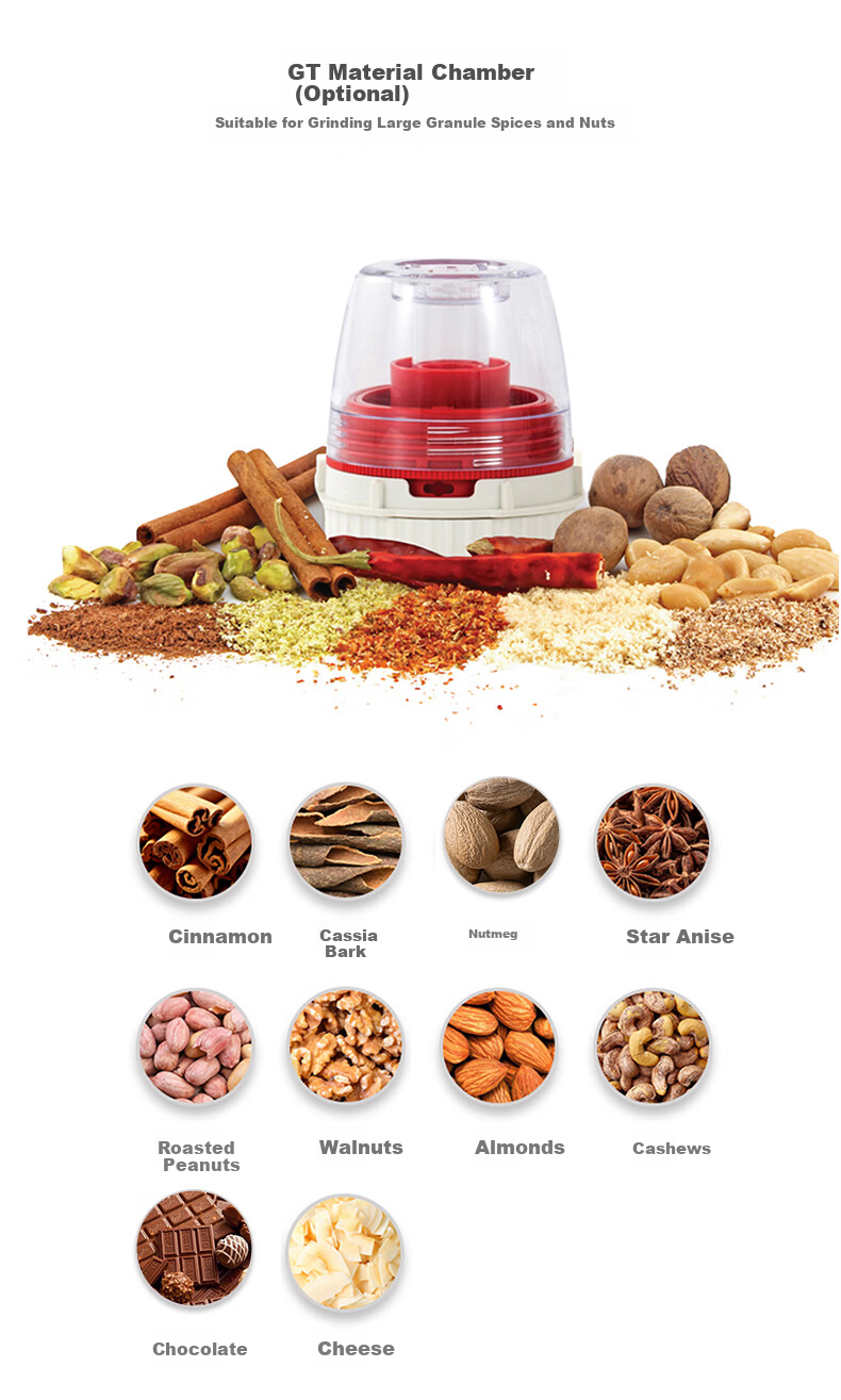 FINAMILL Lin Chef Electric Grinder Sesame Flaxseed Chia Seed Sea Salt Grinder Spice BBQ Essential Rechargeable Green 8