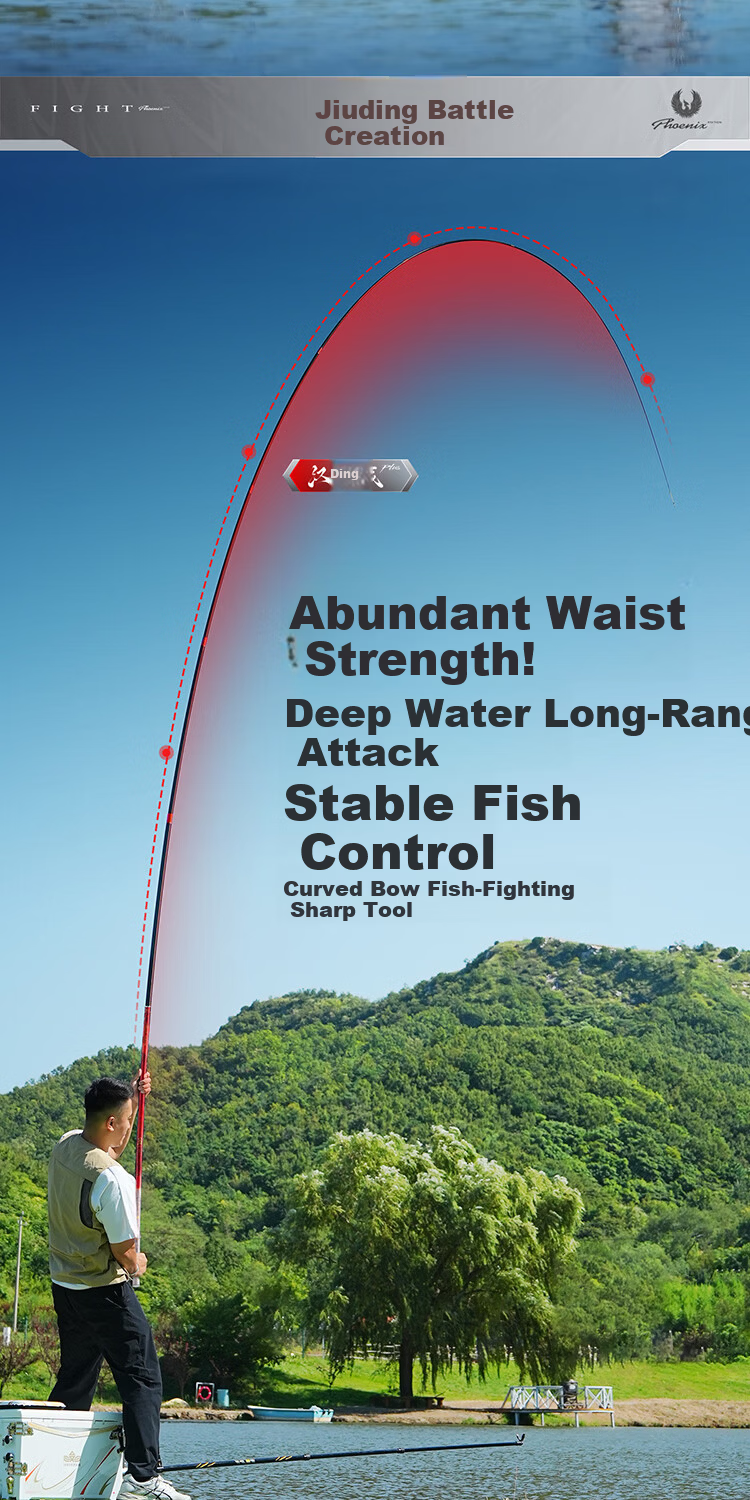 Handing Zhan Plus Lightweight Fishing Rod 4.8m for Crucian Carp and Tai Fishing 7