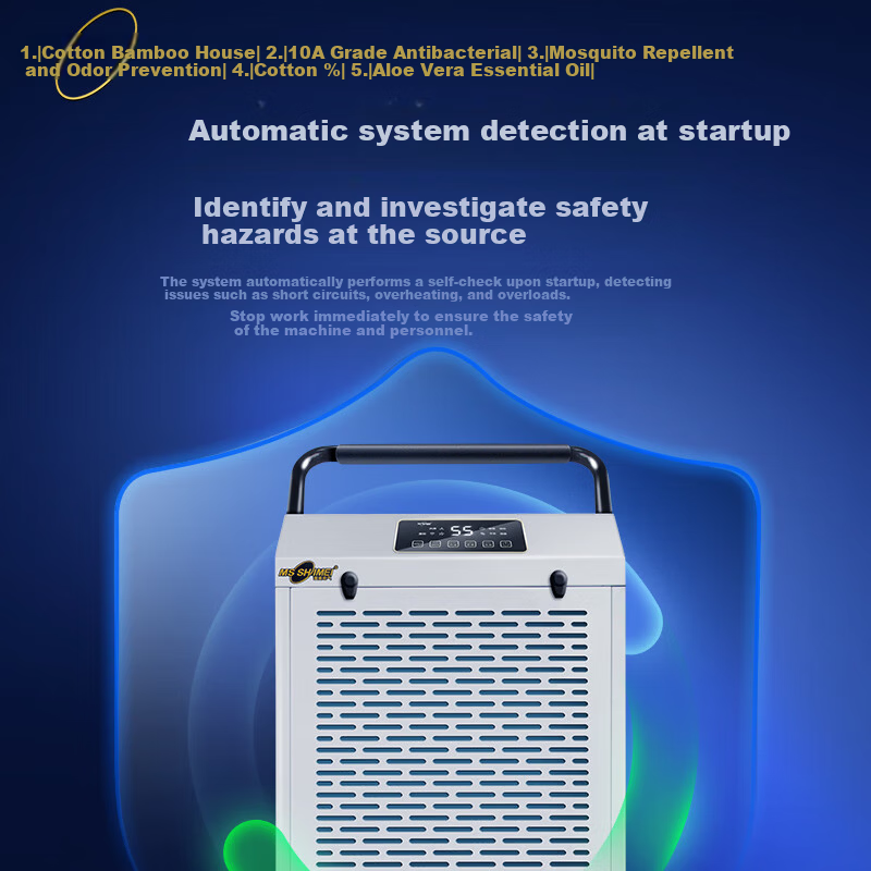 MSSHIMEI Industrial Dehumidifier for 80-100㎡ Workshop Warehouse Basement Moisture Removal Direct Exhaust Model MS-860D