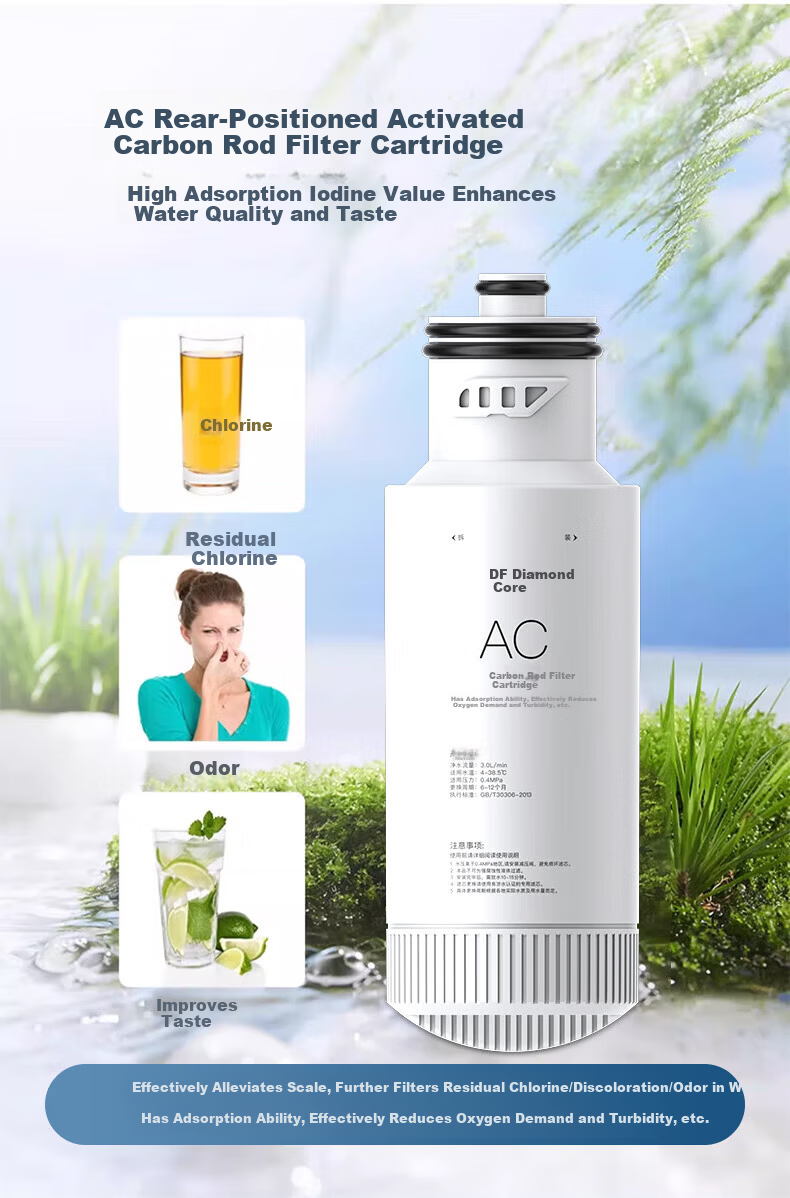 Zuanxin Compatible with Angel Water Purifier Filter Cartridge Universal Zhao Filter Cartridge J2730-ROB60d/J2865-ROB75 J2865-ROB75 [Zhao 500G - Complete Set of Three] 7