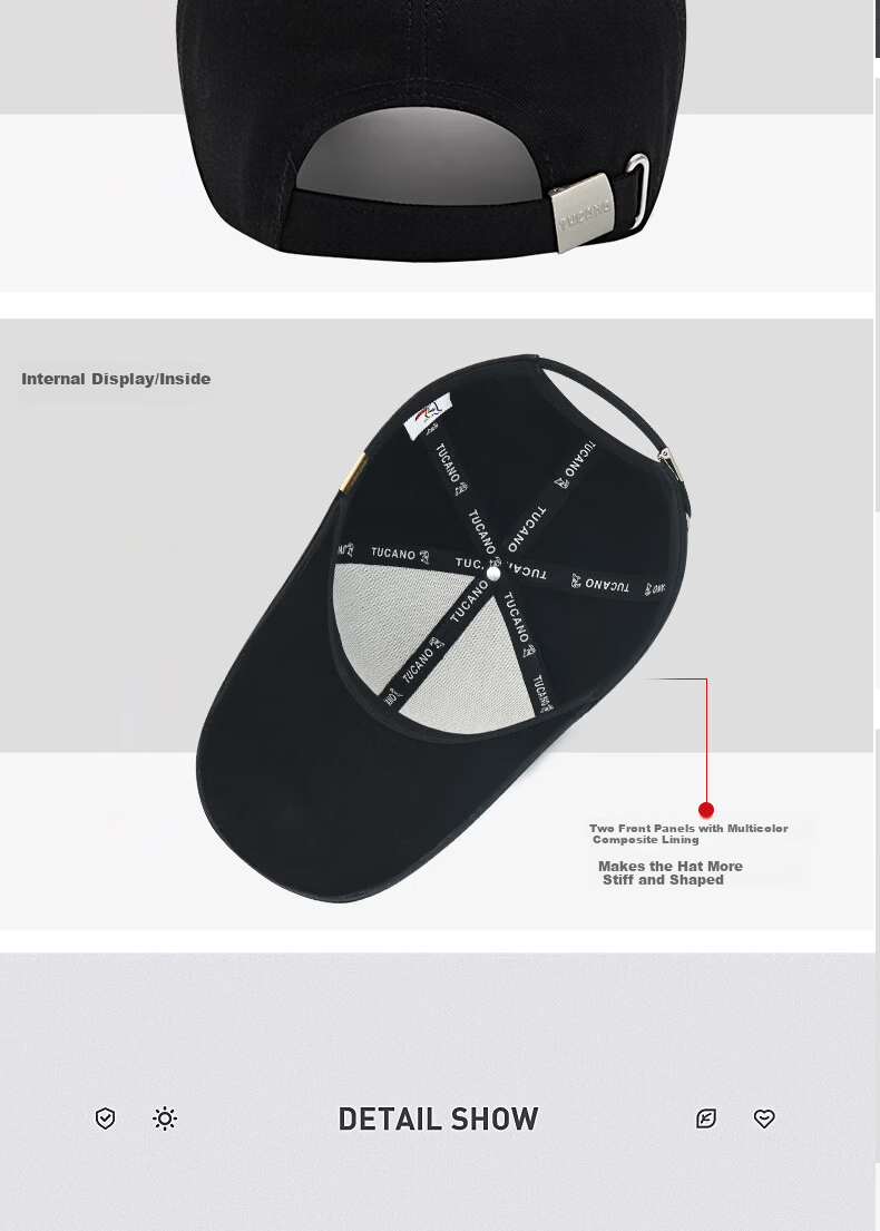TUCANO Baseball Cap for Men And Women, All-Season Long Brim Adjustable Sun Protection Casual Fishing Visor Hat 11