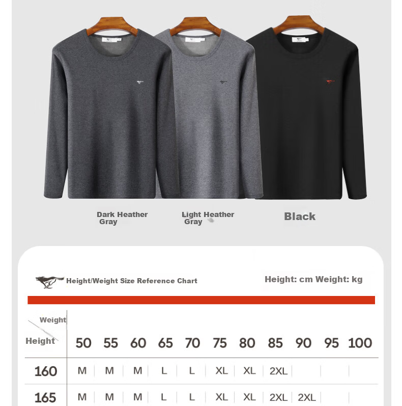 SEPTWOLVES Men's Autumn Winter Thermal Underwear Wool and Mulberry Silk Fleece Thickened Warm Top Cold Protection Shirt 10