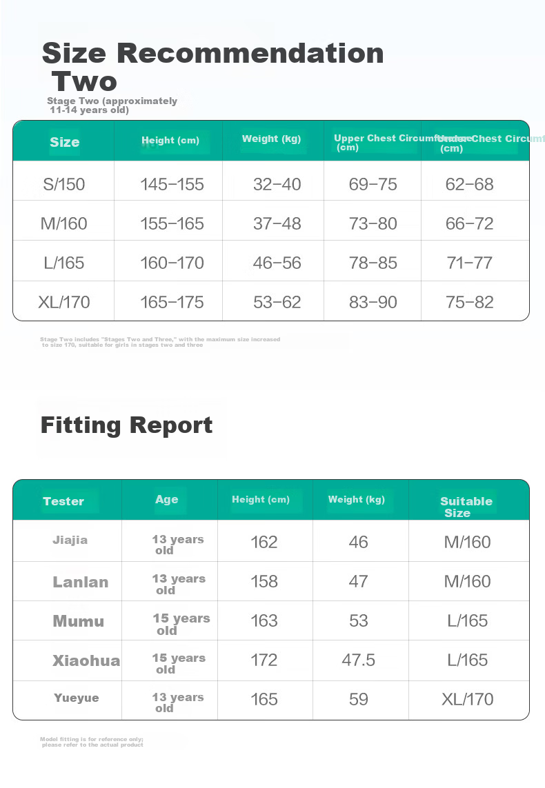 PurCotton [Xiao Waolang] Girls' Underwear Bra, Puberty Breathable Children's Underwear, Ages 6-12, Early Development, Self-Operated 18