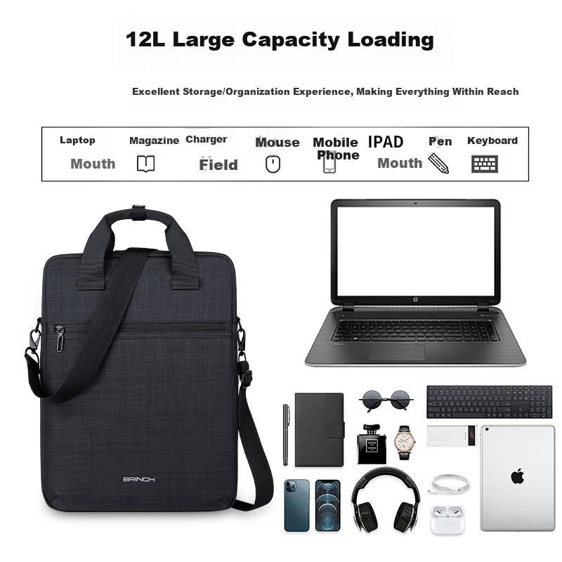 14/15 Inch Shockproof Large Capacity Business Laptop Bag for Huawei Lenovo Asus Apple