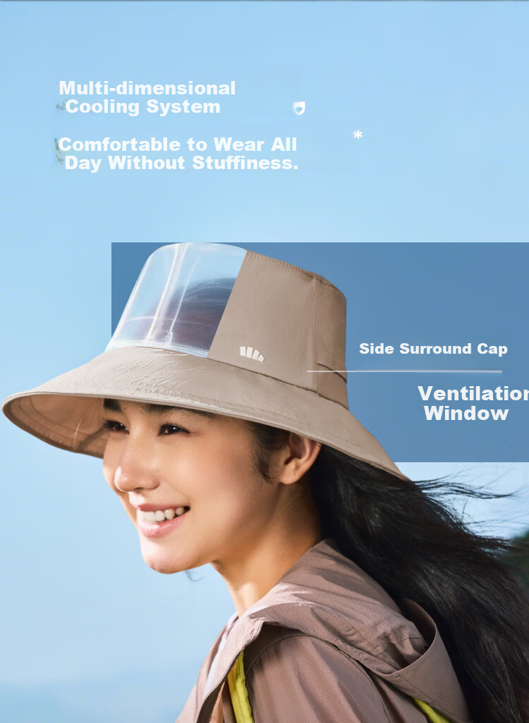 Beneunder Sun Hat for Women, Breathable Fisherman Hat, UV Protection Hat, Fishing Cap, Hiking Cap, Sun Hat for Men, Anti-UV 12