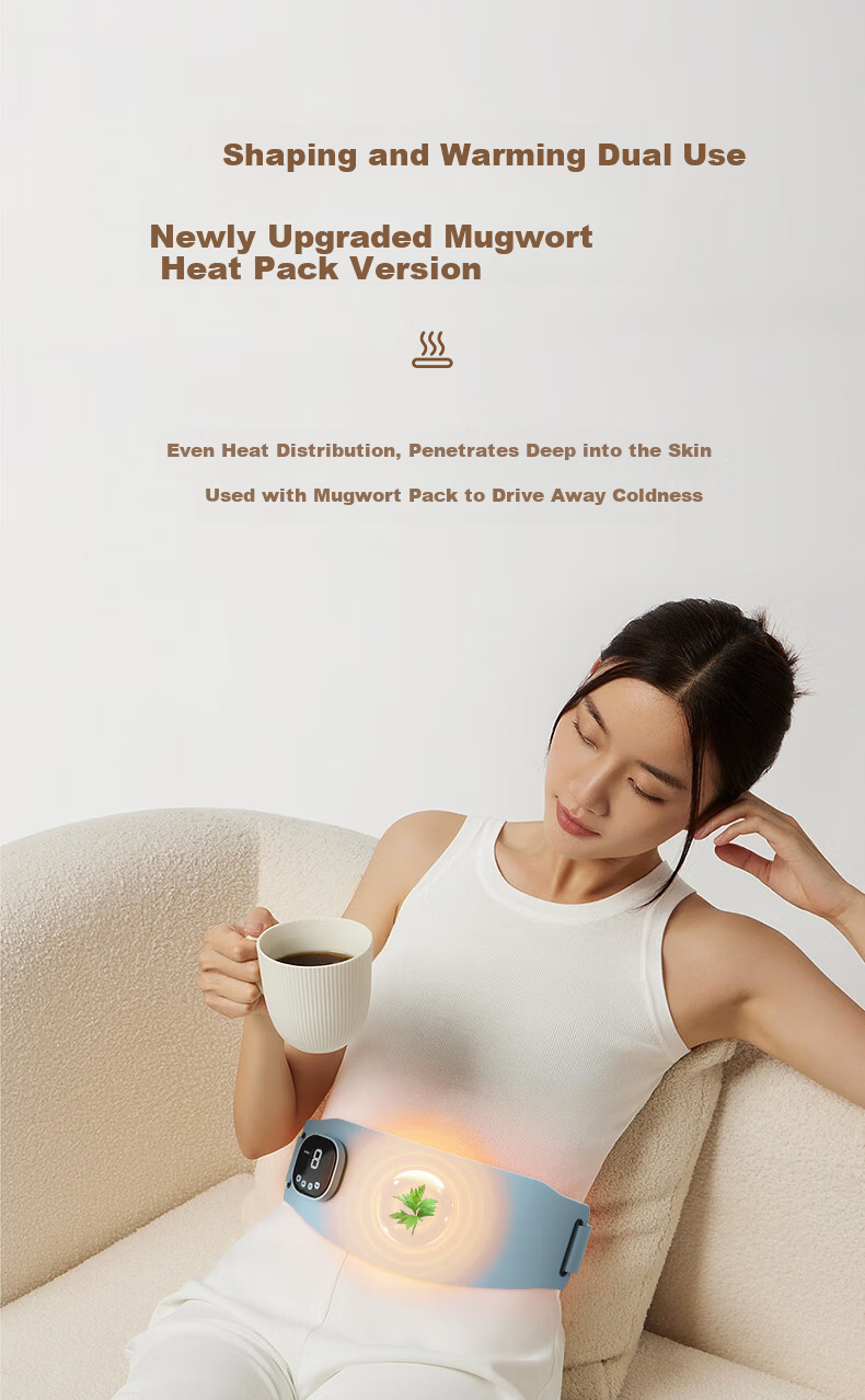 Smart VK Fat Burning Machine Abdominal Slimming Device Vibration Shaping Heating Weight Loss Home Fitness Waist Belt 9