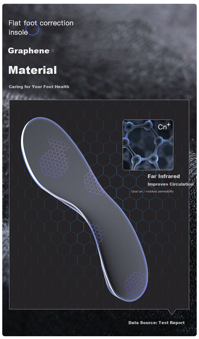 Maigaole Graphene Flat Arch Support Pad for Flat Feet And Overpronation, Strong Support for Moderate to Severe Cases, Size 39-40 6