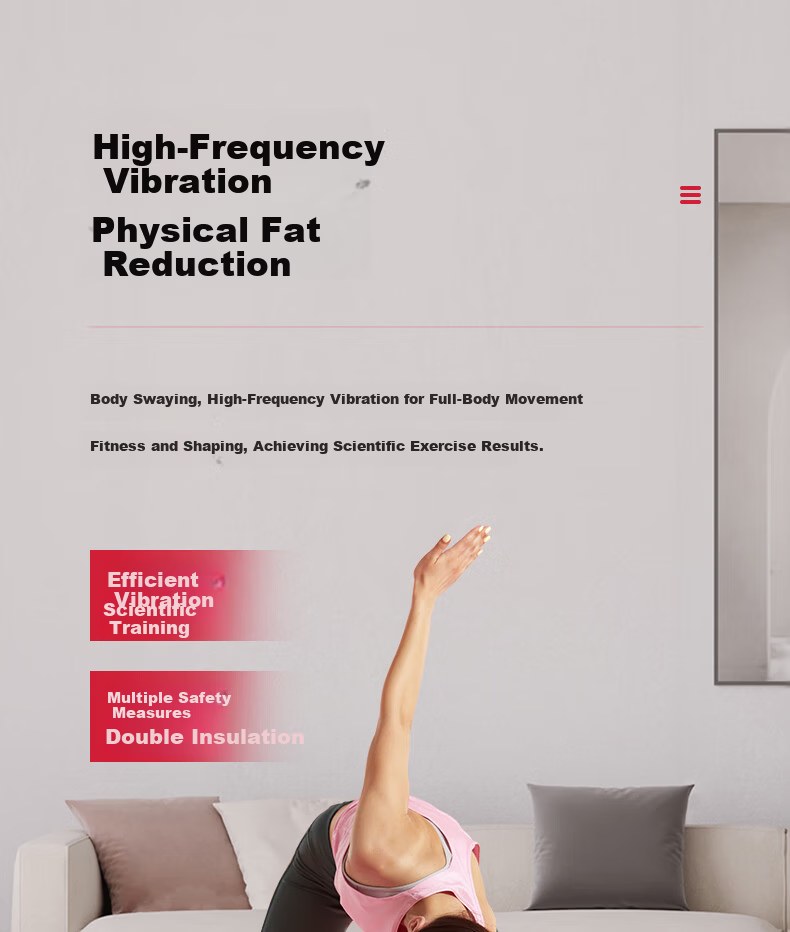 HOT KNEE Fat-Burning Machine, Vibration Slimming Device for Belly Fat Reduction, Shaker Machine, Lazy Person's Rhythm Machine, Weight Loss Equipment, Home Fitness Equipment 11