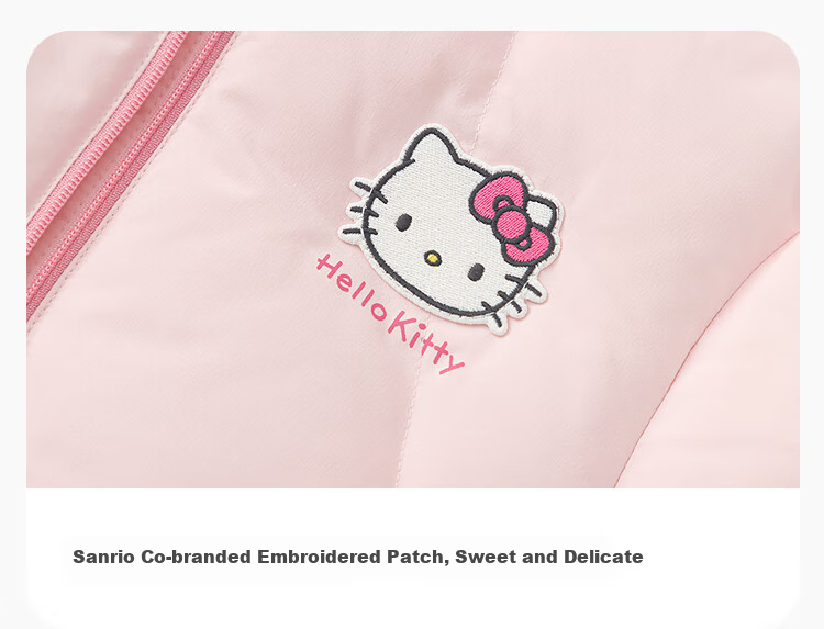 BALABALA Girls' Down Jacket Sanrio Kuromi IP Mall Edition 2025 Winter Coat 201425107007 4