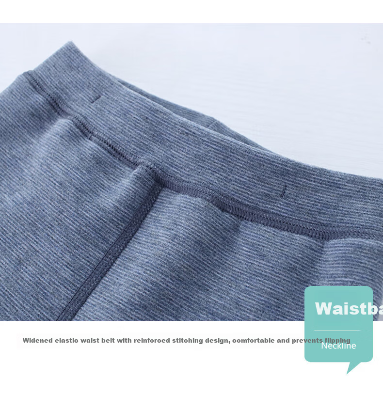 Dingguagua Kids Thermal Pants Boys Autumn Winter Fleece Thickened School Uniform Leggings Girls Students Mid to Big Kids Inner Pants 13