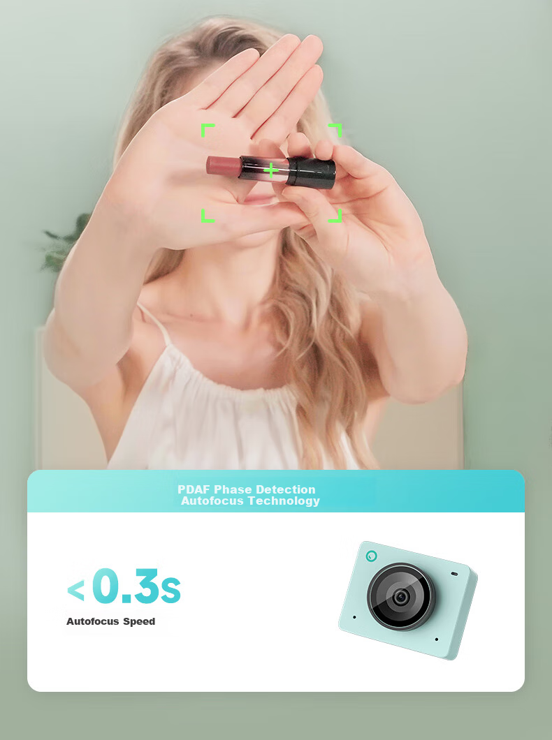 OBSBOT Meet 2 4K Live Streaming Camera Ultra HD Beauty Professional Computer Streaming Webcam AI Auto Framing Entertainment Gaming Live Broadcast Video Conference Camera White 11