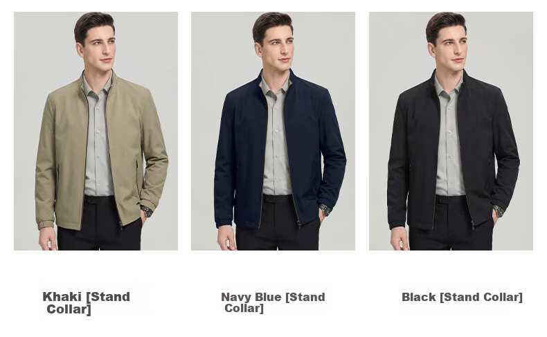 Shanshan [Three-proof Seamless Lapel] Men's Jacket Spring Autumn Business Executive Workwear Casual Middle-aged Dad Coat 5