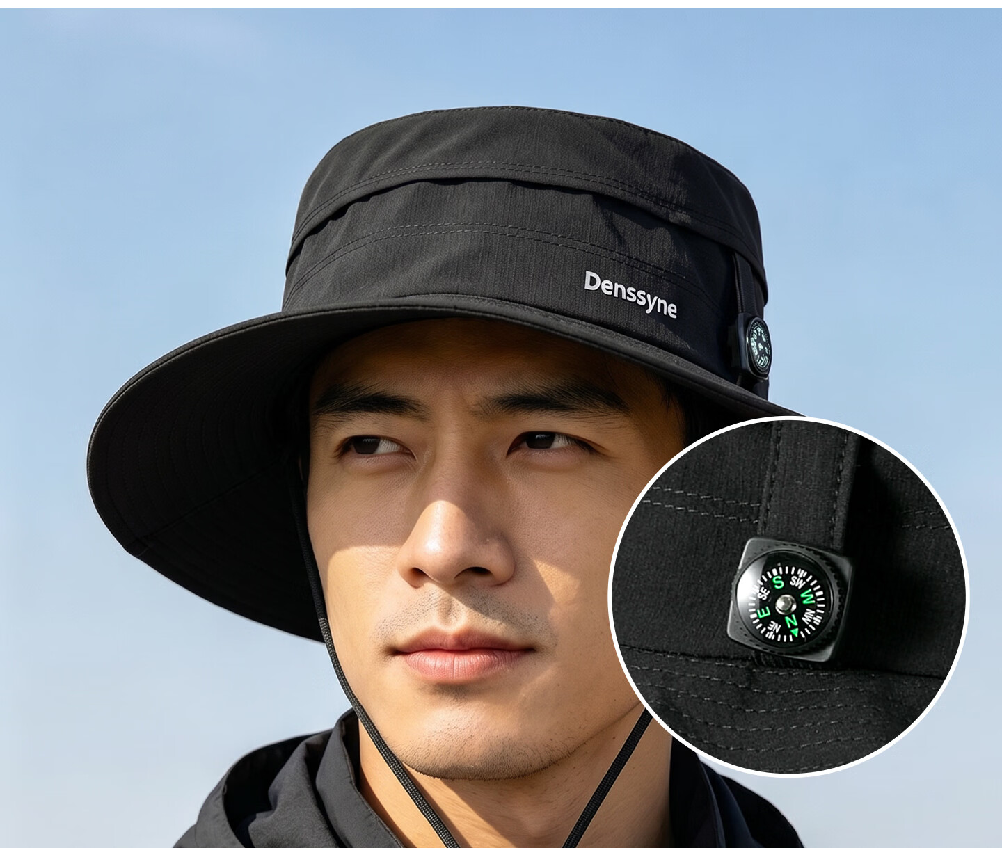 Desina Men's Summer Sun Protection Hat UV Protection Fishing Bucket Hat Outdoor Mountaineering Cap 6