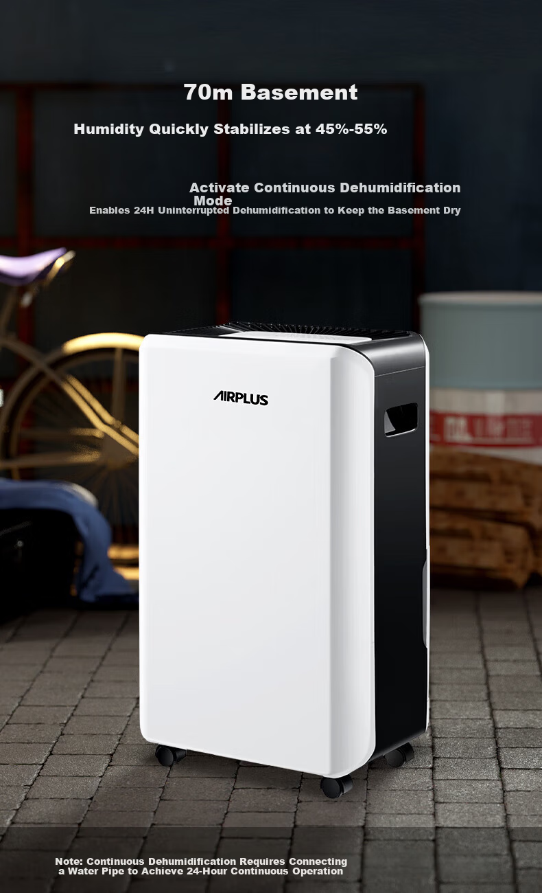 Aipulaisi Dehumidifier Home Large Area Basement Dehumidifier 31L/Day High-Efficiency Compressor AP31-1908EW 5
