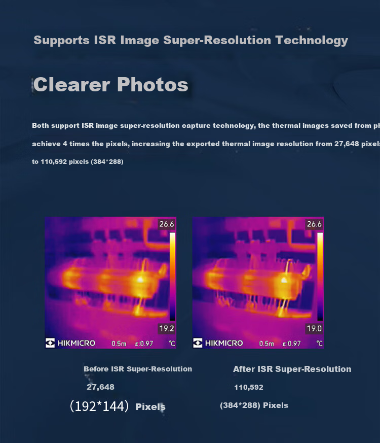 HIKMICRO H16PRO Thermal Imaging Camera High-Precision Infrared Thermal Imager Night Vision Power Inspection Industrial Temperature Measurement Leak Detector 13