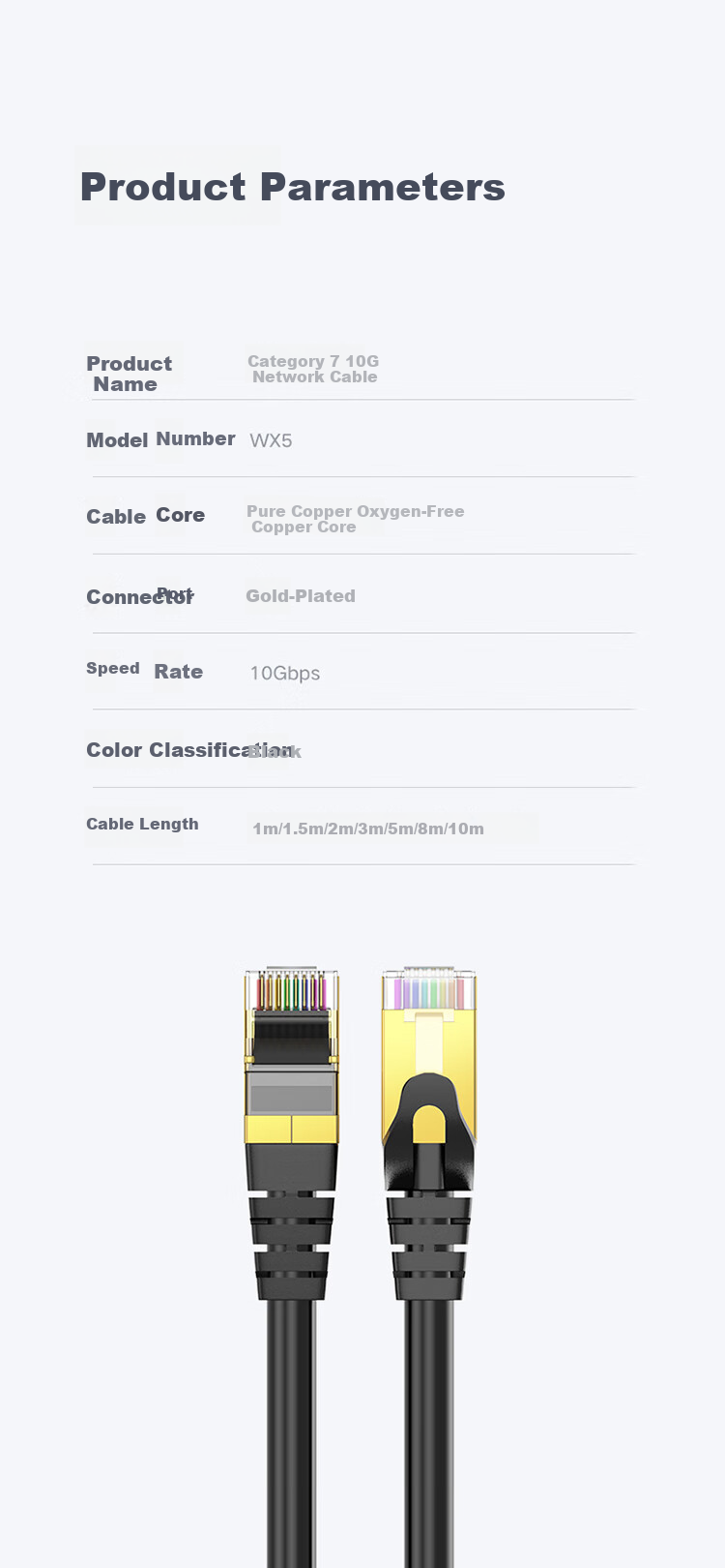 BIAZE CAT5e Double-Shielded Network Cable [Commercial Version, 0.5 Pure Copper Core] Gigabit Anti-Interference Engineering Home Security Monitoring Cable Box, 100 Meters 11