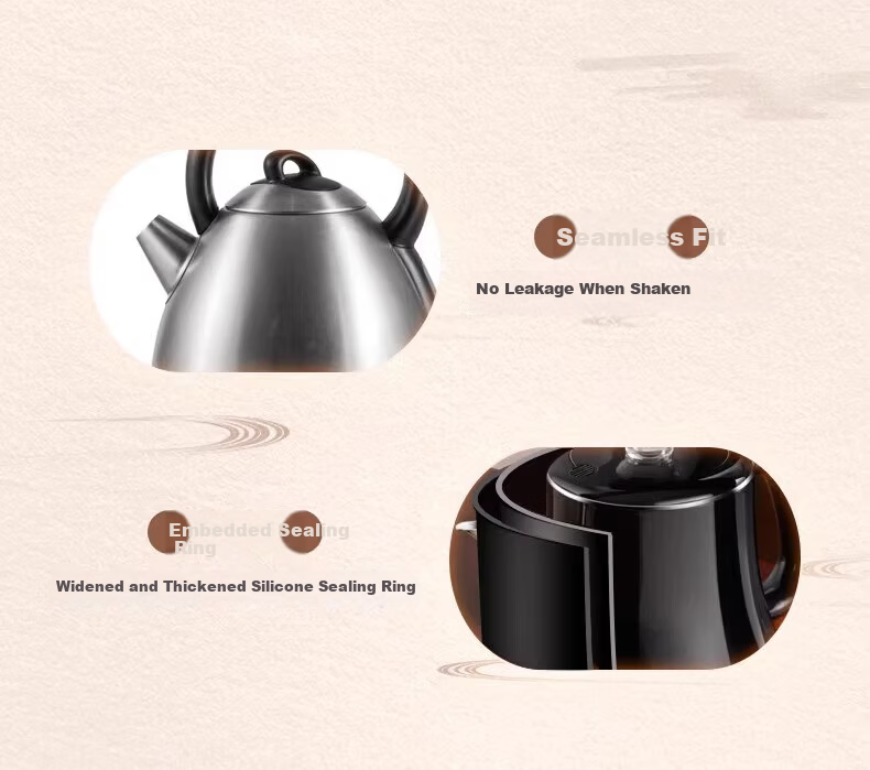Midea Electric Kettle Double-Layer Anti-Scald Water Boiler Tea Maker Electric Tea Stove High Power Ring Heating Seamless Stainless Steel Inner Liner MK-PCE071 Price Protection 618 9