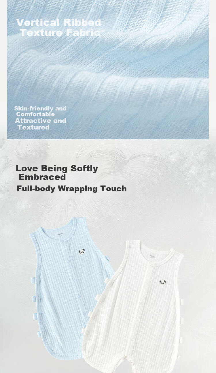 Balabala [balaOne] Baby Romper Infant Jumpsuit 2026 Summer Cotton Two-Piece Set 3