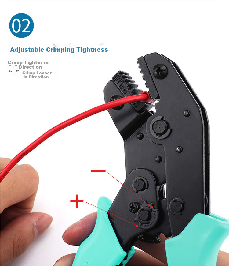 ELECALL Electrical Crimping Pliers 0.5-6mm², Pre-Insulated Wire Crimper, Cold-Press Terminal Pliers ELE-03C for Home Use 8