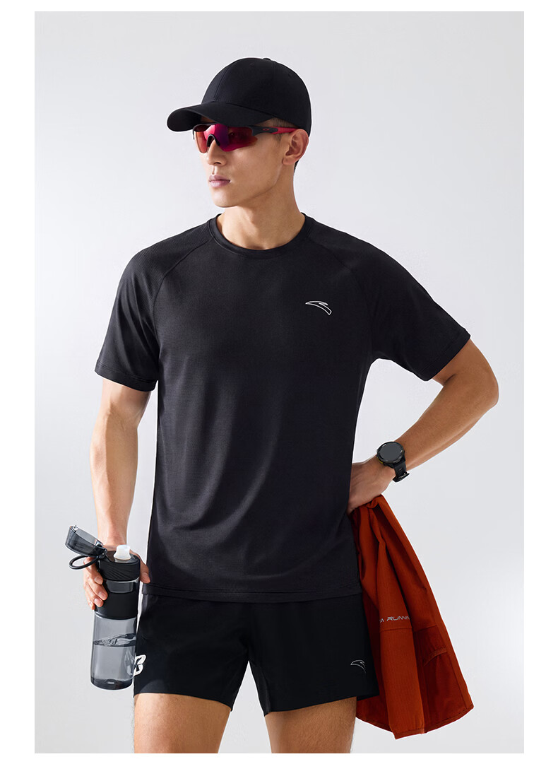 Anta Quick-Dry Master C5 Zero Pressure T Men's Summer New Breathable Sports Short Sleeve T-Shirt Running Shirt 20