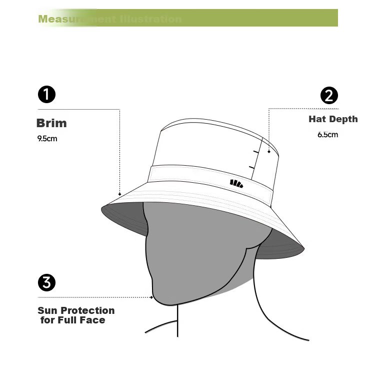 Beneunder Sun Hat for Women, Breathable Fisherman Hat, UV Protection Hat, Fishing Cap, Hiking Cap, Sun Hat for Men, Anti-UV 52