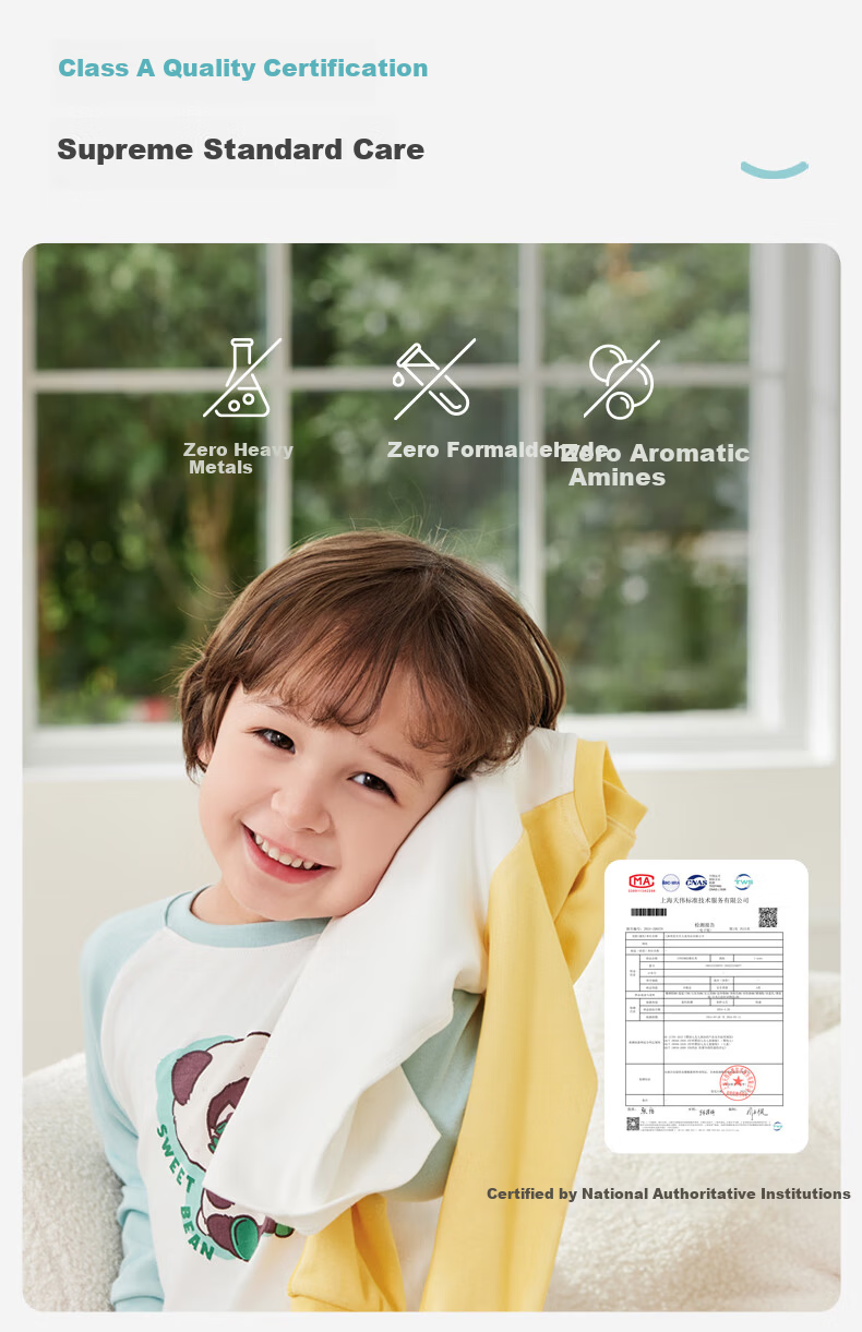 Ibaby × Outlast Space Technology Thermoregulated Deep Sleep Children's Pajamas Homewear Rabbit Drummer Size 120 7
