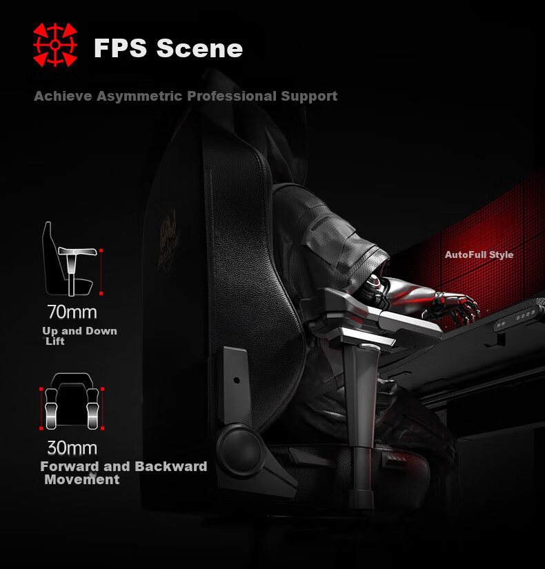 AutoFull [EDG Champion Recommended] M6Pro2.0 Premium Gaming Chair, Ergonomic Chair, Computer Chair, Gaming Seat 4