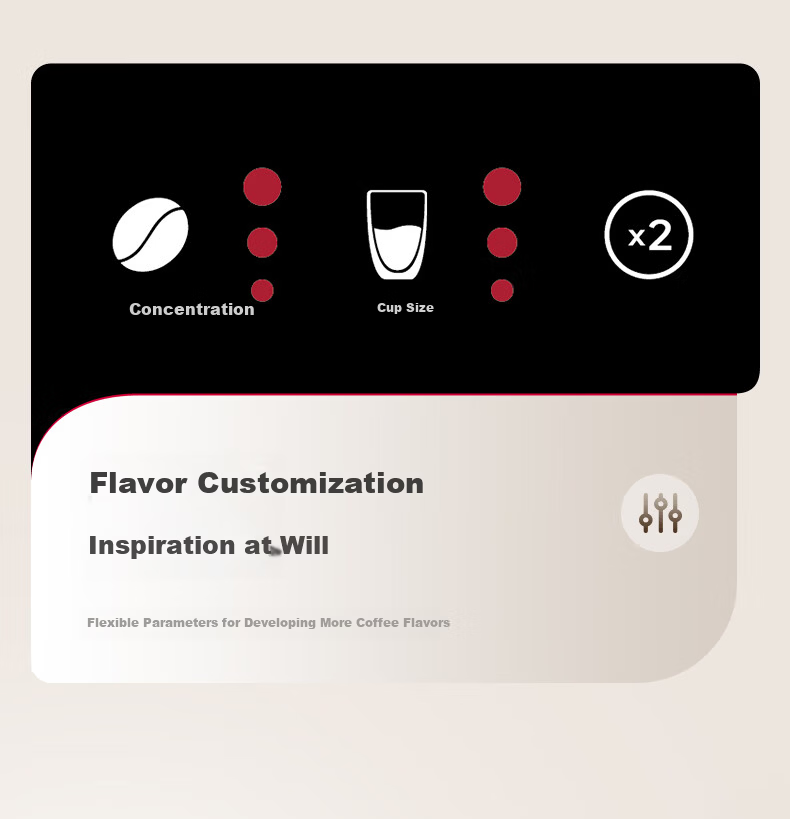 Barsetto BAE-LX1lite Mini Office Home Fully Automatic Italian Coffee Machine 3-in-1 Grinder Integrated Bean Grinder Hot and Cold Dual Extraction Beige 9