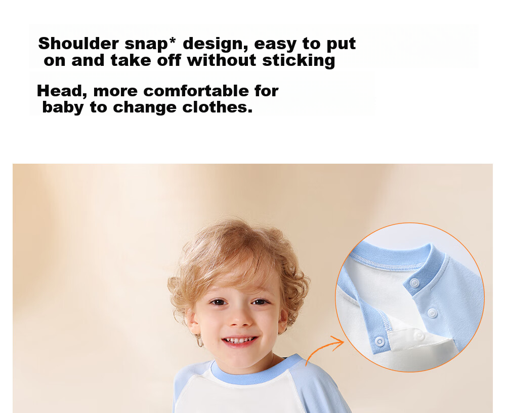 Betis Kids Spring Autumn New Pure Cotton Long Sleeve Belly Protection Unisex Children's Pajamas Homewear Jumpsuit Set 21