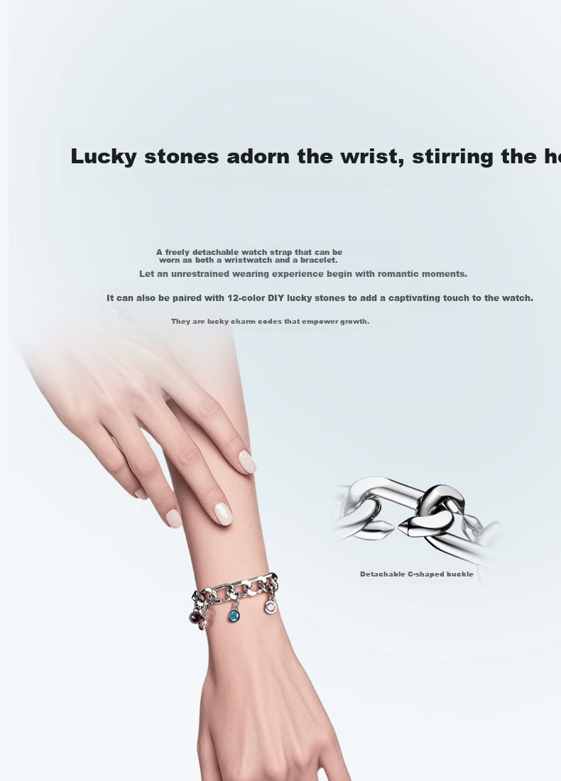 CIGA Design Moissanite Artistic Luxury Women's Watch Gift for Girlfriend 22