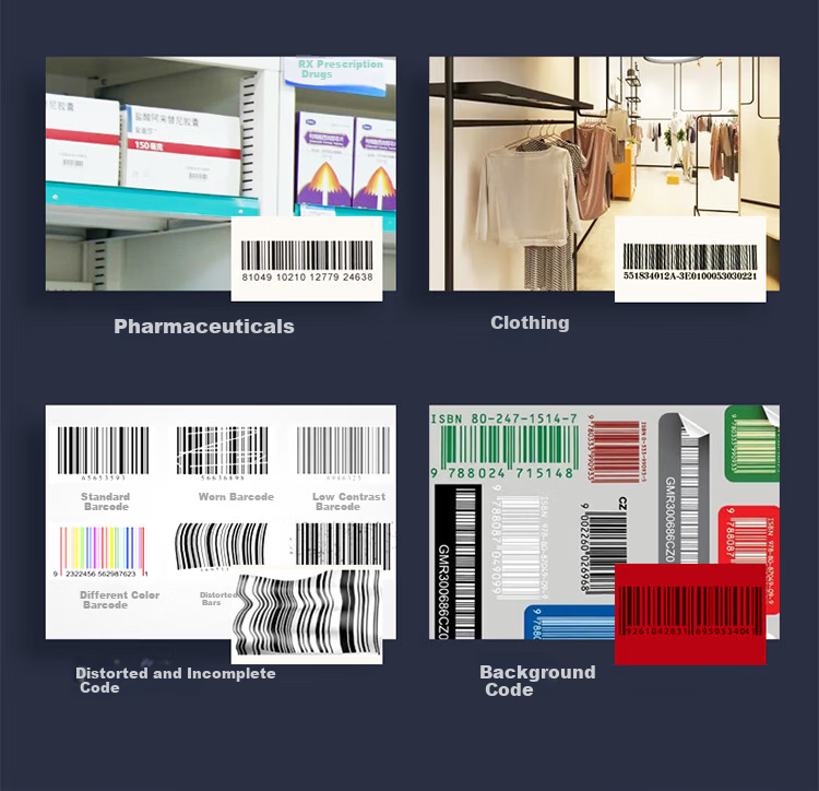 Hysoon S28H Wired Barcode Scanner QR Code Reader for Pharmaceutical Traceability Warehouse Logistics Retail Payment 6
