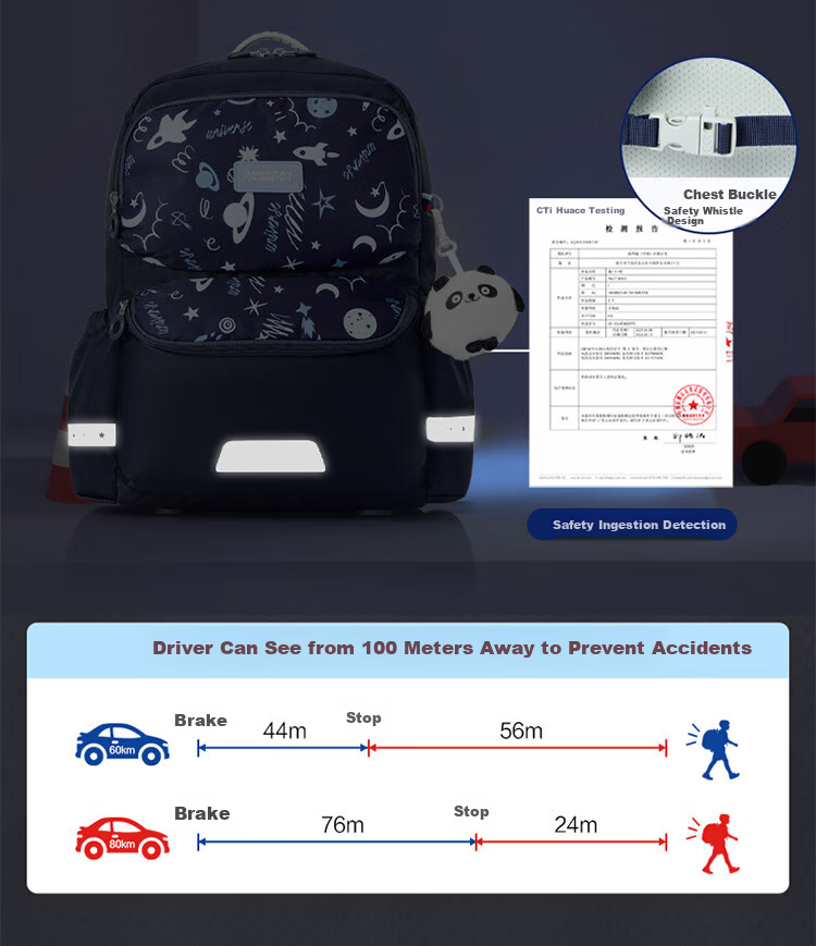 AMERICAN TOURISTER Girls' Antibacterial Lightweight Backpack for 5-6 Grade Elementary Students Large Capacity School Bag NG3*004 12