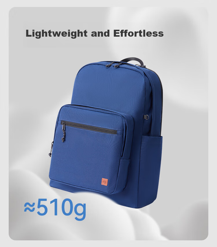 JD Jingzao 2026 New Minimalist Sports Large Capacity Backpack 17-inch Laptop Bag for Students Business Commuting Black 10