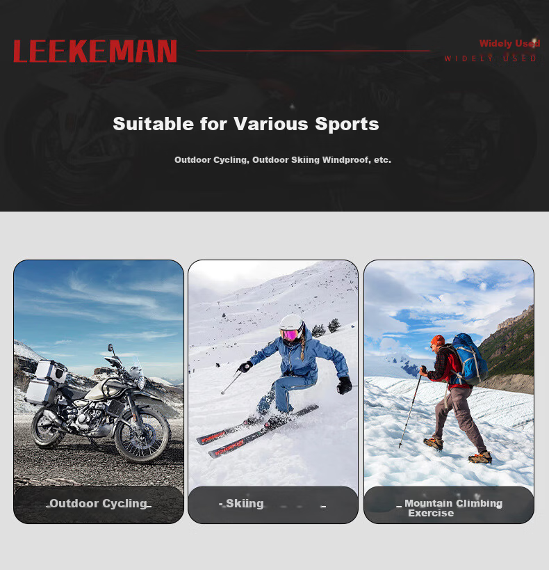 Chegui Mu Riding Motorcycle Gloves Windproof Anti-fall Motorbike Four Seasons Protective Full Finger Touchscreen XL 8